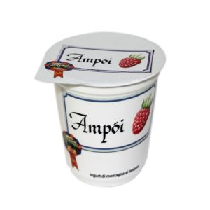 Mountain yogurt with raspberries (Ampòi), Nostrani del Ticino